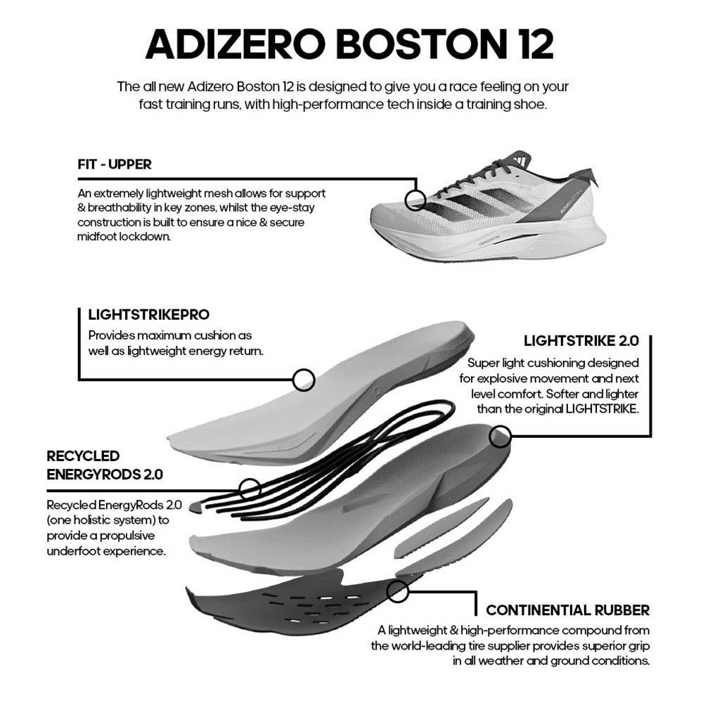 کفش دویدن آدیداس Boston 12